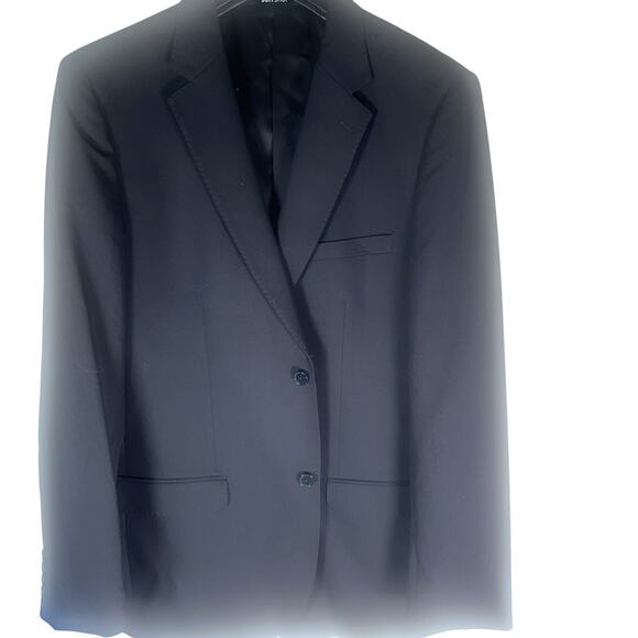 Suit Shop Black Modern Jacket 44 Long - Picture 1 of 8
